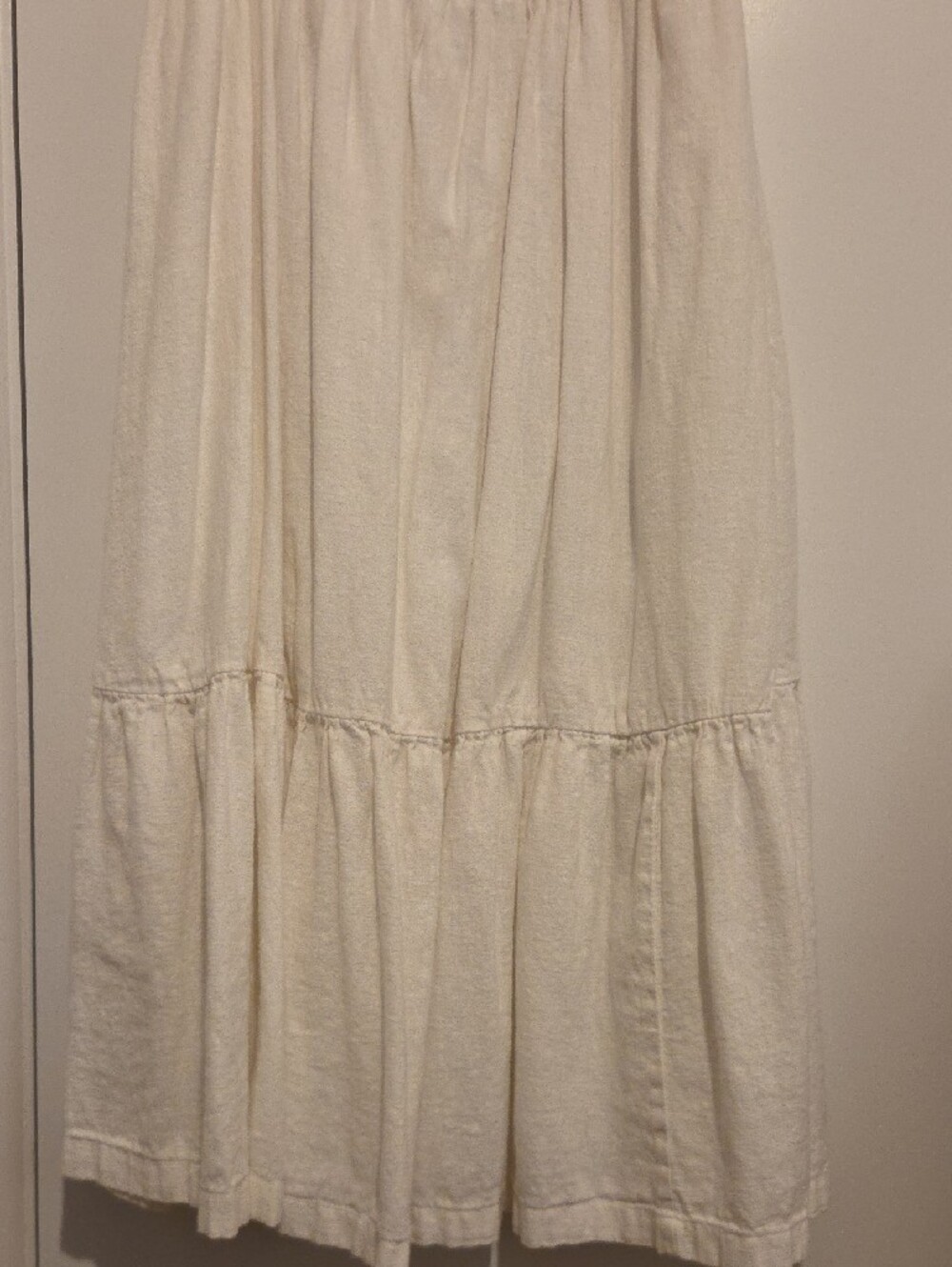 Abercrombie & Fitch Cream Puff-Sleeve Mini Dress - Picture 2 of 5